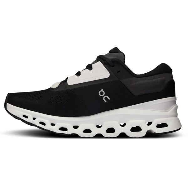 On Cloudstratus 3 - Womens Running Shoes - Black/Frost