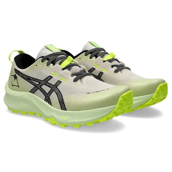 Asics Gel Trabuco 12 - Womens Trail Running Shoes - Oatmeal/Black