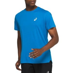 Asics Silver Mens Short Sleeve Running T-Shirt