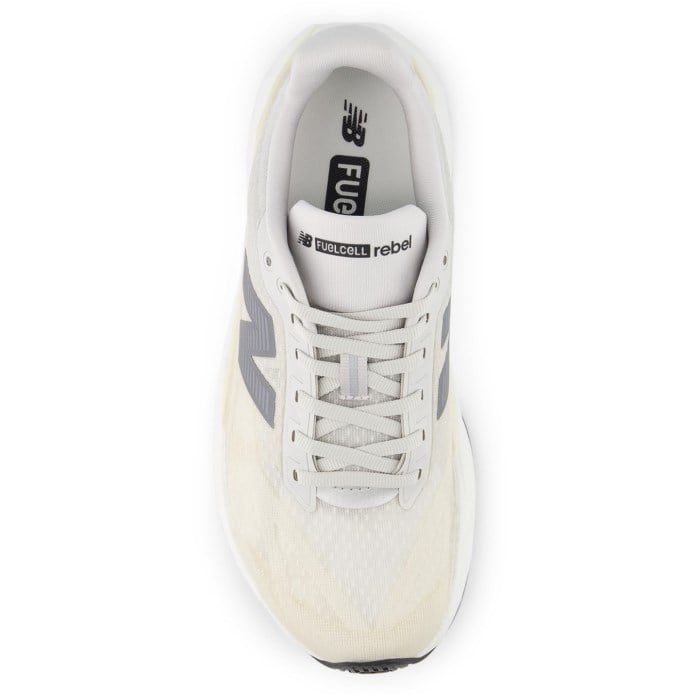 New Balance FuelCell Rebel v5 - Womens Running Shoes - Linen/Grey Matter/White
