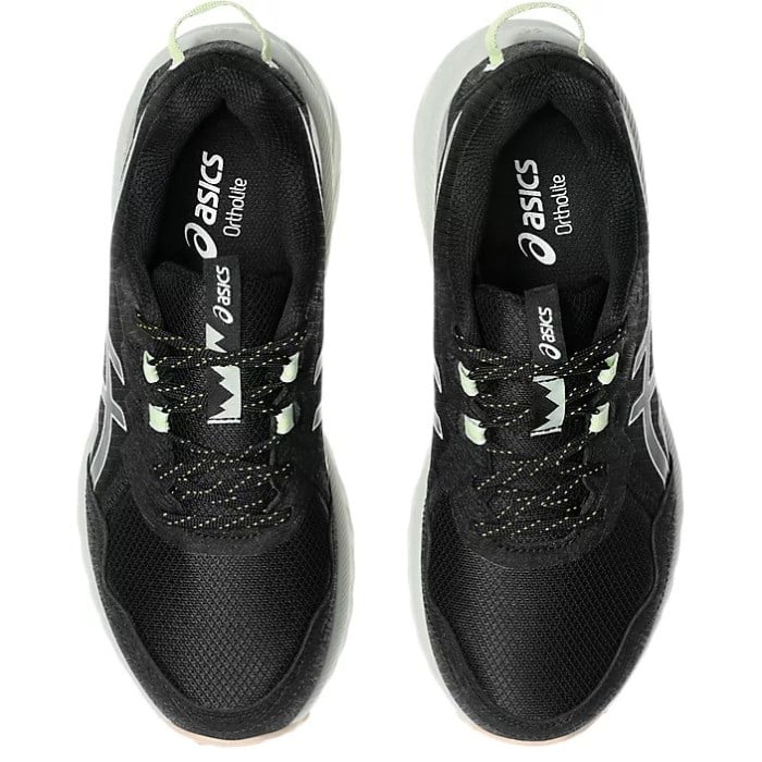 Asics Gel Venture 10 - Womens Trail Running Shoes - Black/Whisper Green