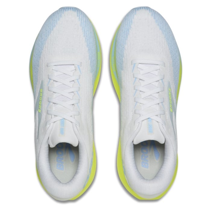 Brooks Ghost Amp - Womens Running Shoes - White/Blue/Nightlife - image 4