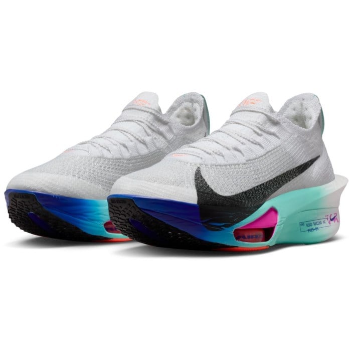 Nike Air Zoom Alphafly 3 - Womens Racing Shoes - White/Black/Hyper Turq/Concord