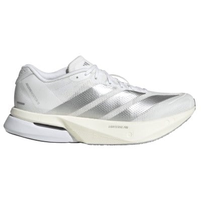 adidas Adizero Boston 13 - Womens Running Shoes - Cloud White/Matte Silver/Dash Grey