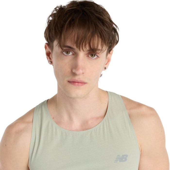 New Balance Race Day Ultra Light Mens Running Singlet - Garter Sn