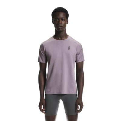 On Running Performance-T Mens Running T-Shirt - Dewberry/Eclipse