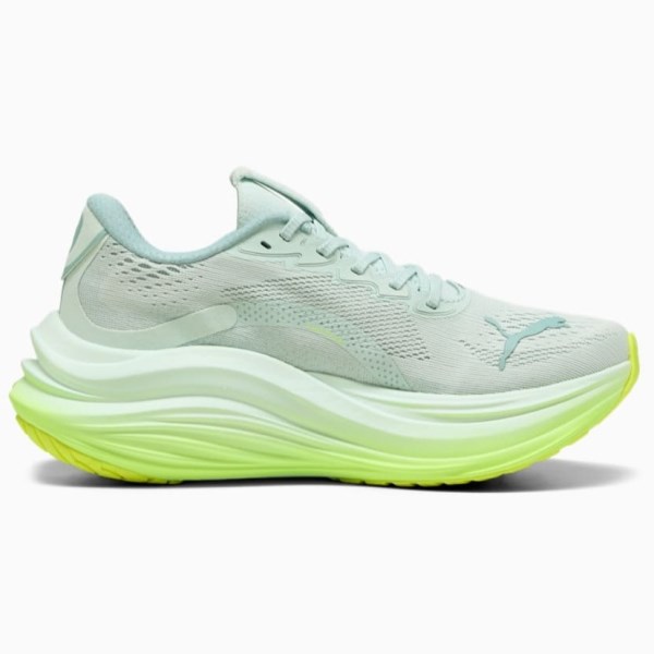 Puma MagMax Nitro - Womens Running Shoes - Peaceful Blue/Yellow Alert