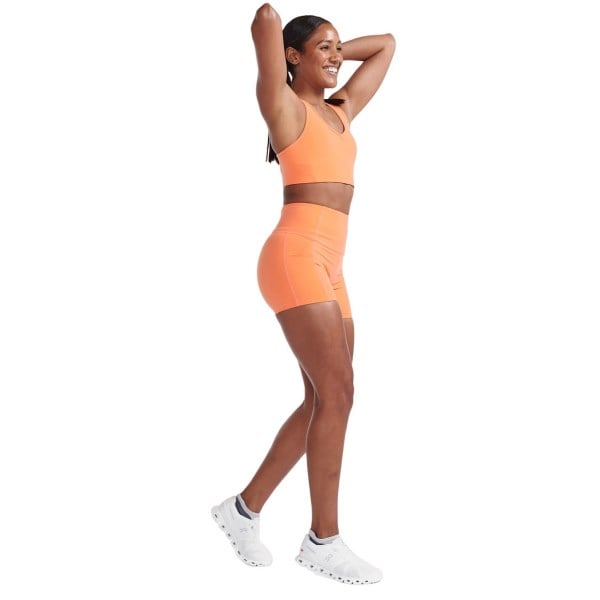 2XU Form Hi-Rise Womens Compression Shorts - Nectarine/Nectarine