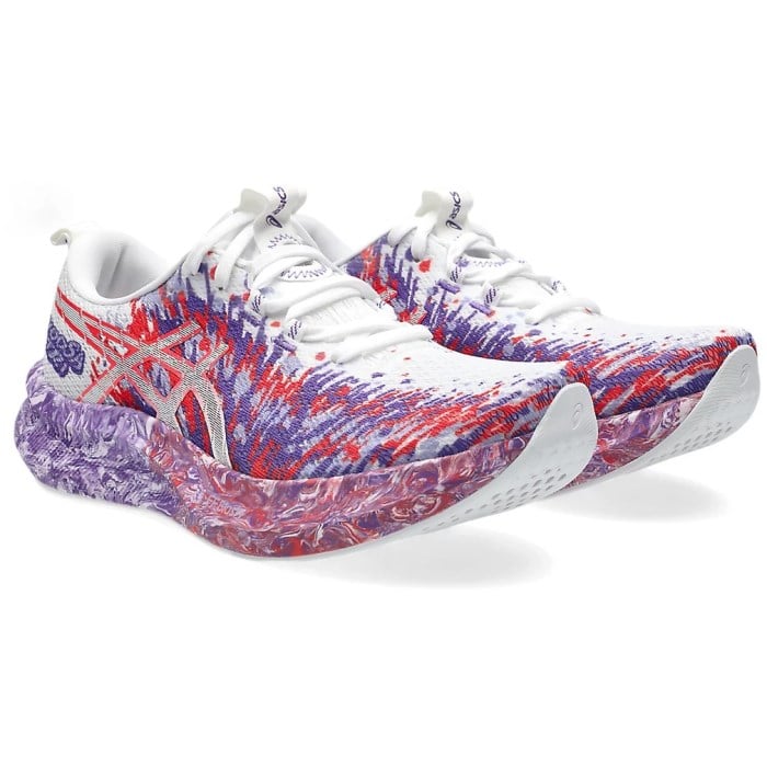 Asics Gel Noosa Tri 16 - Womens Running Shoes - White/Edo Purple