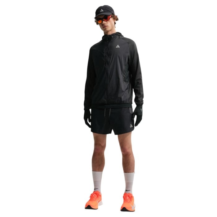 Nike ACG Second Sunrise 5 Inch Mens Brief-Lined Running Shorts - Black/Anthracite/Summit White