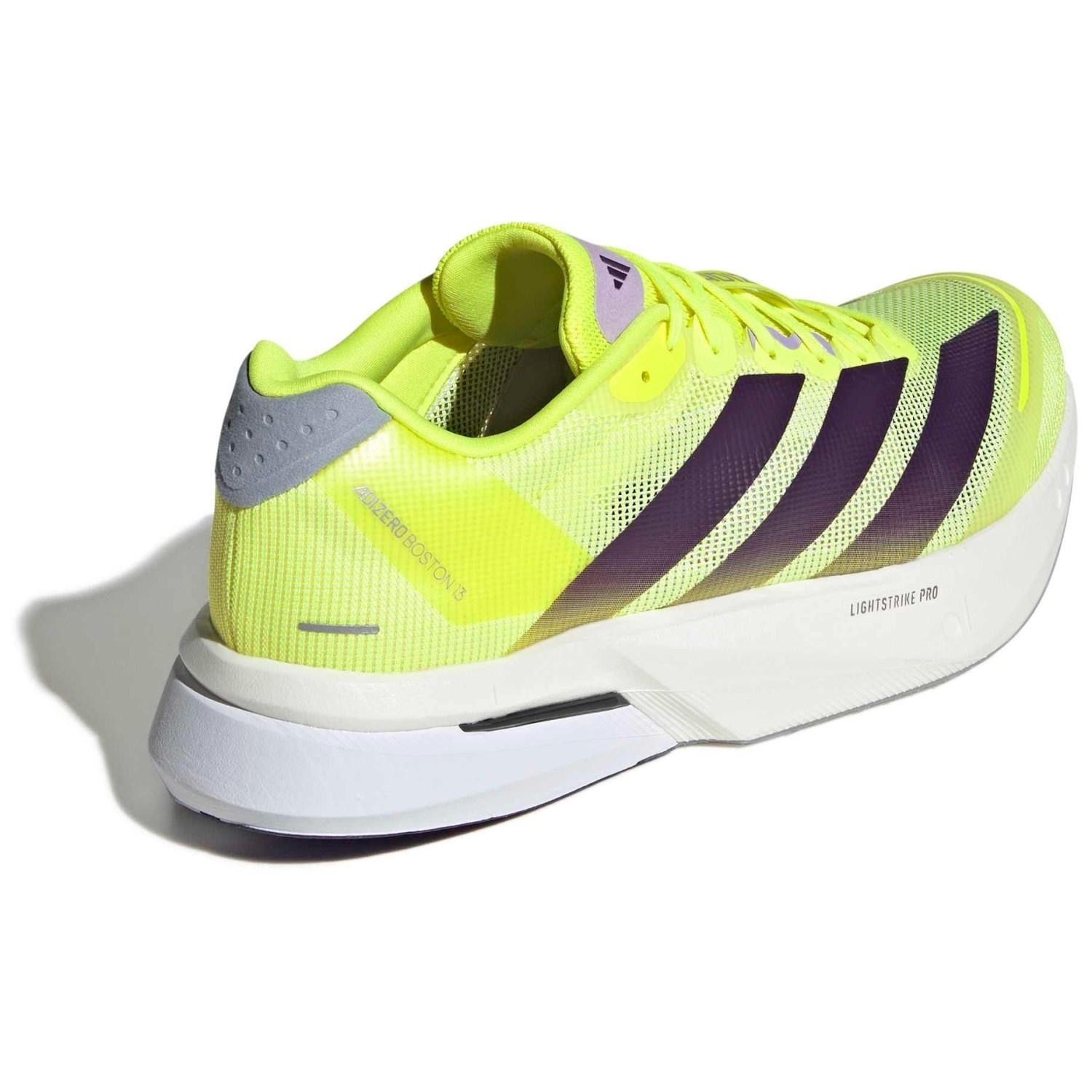 adidas Adizero Boston 13 - Mens Running Shoes - Solar Yellow/Aurora Plum/Powder Plum