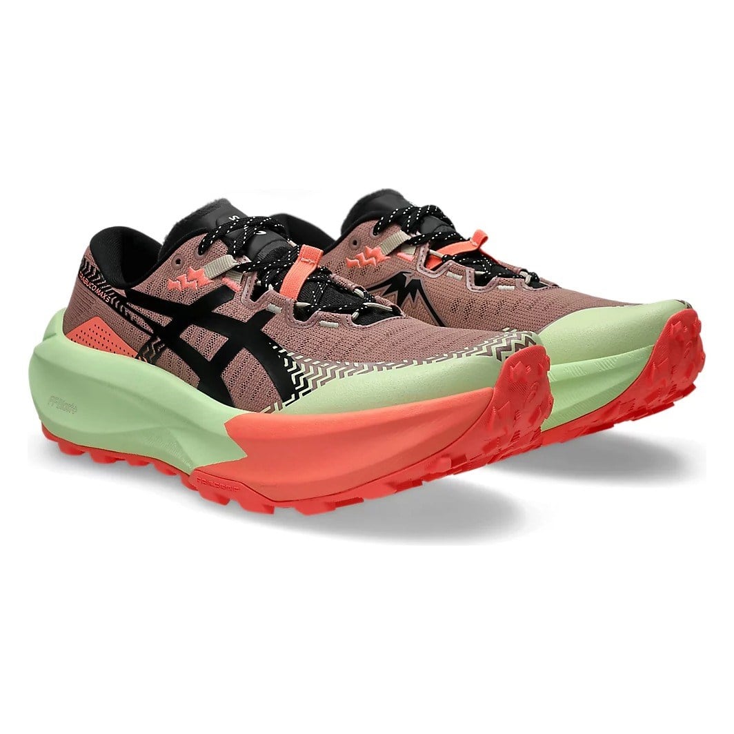 Asics Trabuco Max 5 - Mens Trail Running Shoes - Umeboshi/Black - image 2