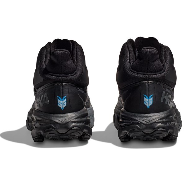 Hoka Speedgoat 5 Mid GTX - Mens Hiking Boots - Black/Black