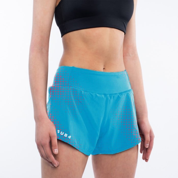 Womens Running Elite Fusion Blue Singlet & Shorts Set - Fusion Blue