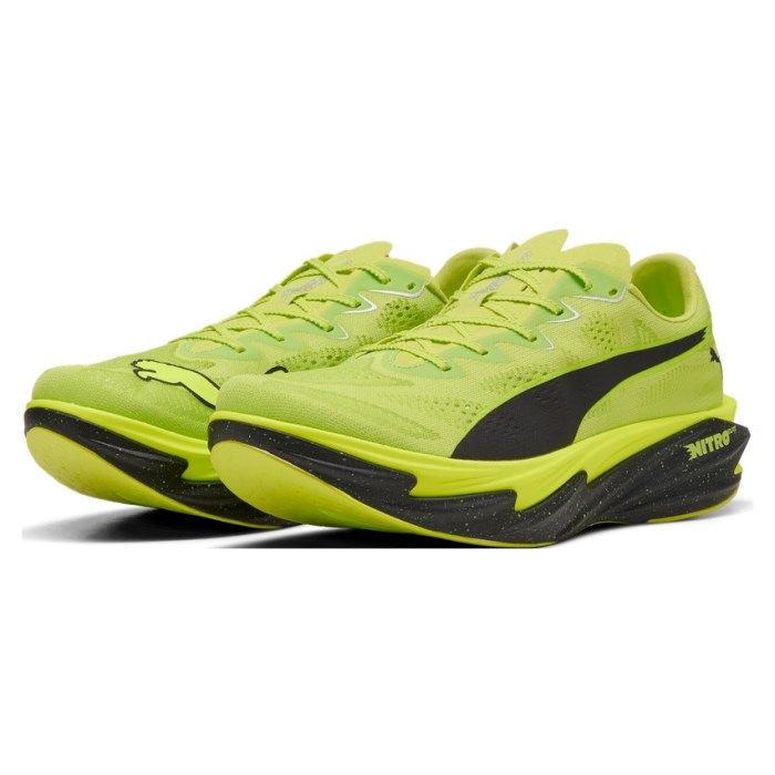 Puma Deviate Nitro Elite 4 - Mens Running Shoes - Sunny Lime/Puma Black - image 2