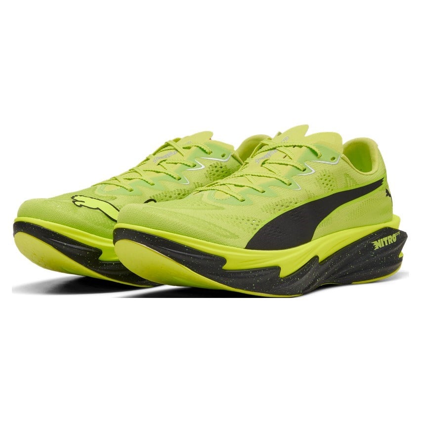 Puma Deviate Nitro Elite 4 - Mens Running Shoes - Sunny Lime/Puma Black - image 2