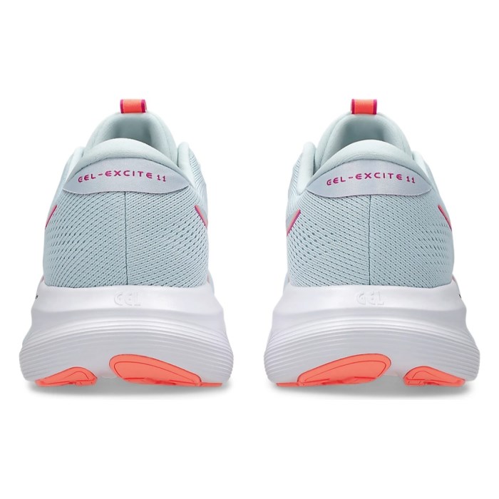 Asics Gel Excite 11 - Womens Running Shoes - Cool Grey/Sun Coral