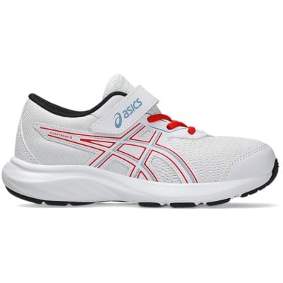 Asics Contend 9 PS - Kids Running Shoes - White/Saba Blue