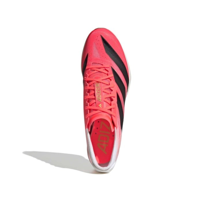 adidas Adizero Finesse - Unisex Sprint Track Spikes - Solar Turbo/Core Black/Gold Metallic - image 3