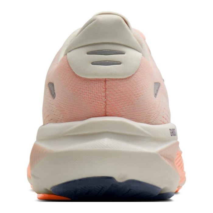 Brooks Ghost 18 - Womens Running Shoes - Star White/Cyber Peach/Grey