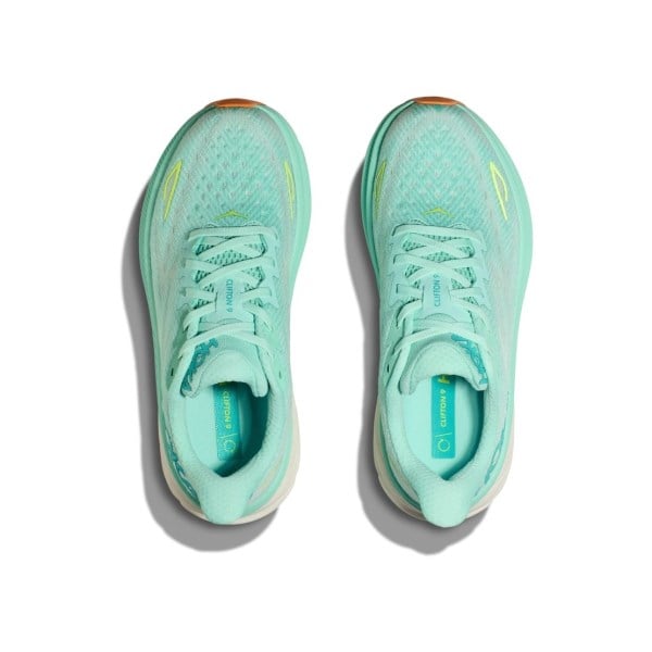 Hoka Clifton 9 - Womens Running Shoes - Seafoam/Aqua Breeze