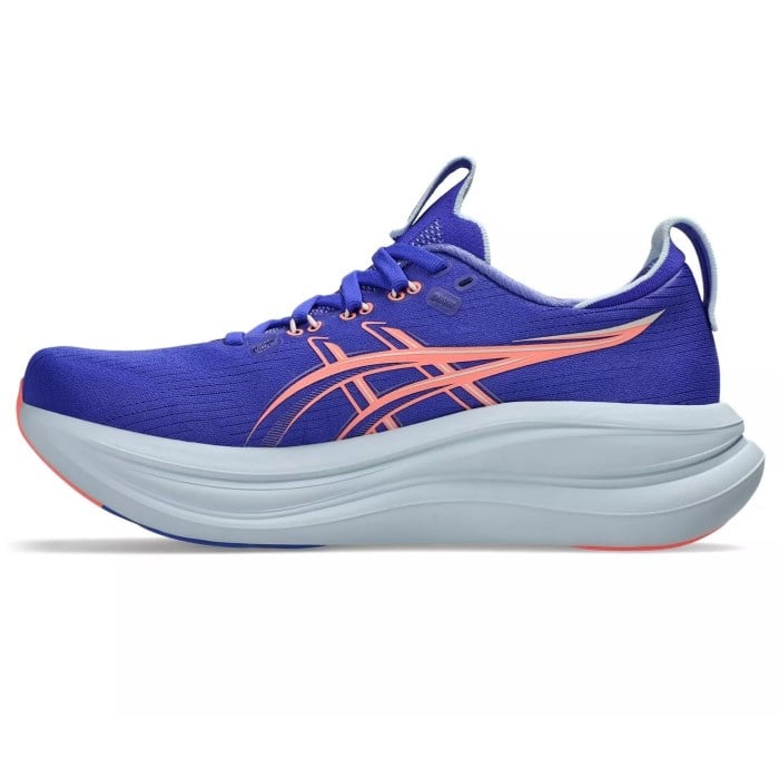 Asics Gel Nimbus 28 - Womens Running Shoes - Cobalt Burst/Sun Coral