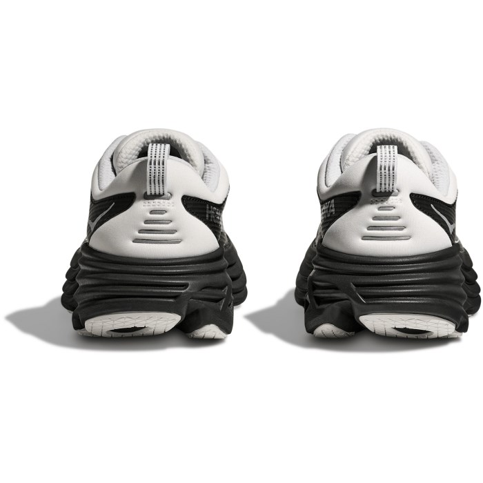Hoka Bondi 8 TS Caged - Mens Walking Shoes - Frost/Black