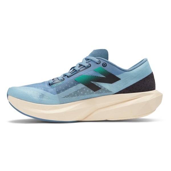 New Balance FuelCell Rebel v4 - Mens Running Shoes - Heron Blue/Chrome Blue/Black/Cyber Jade