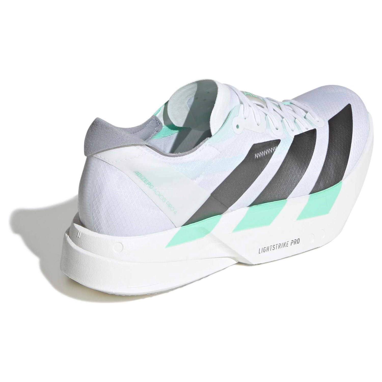 adidas Adizero Adios Pro 4 - Womens Racing Shoes - Cloud White/Iron Metallic/Pulse Mint - image 5