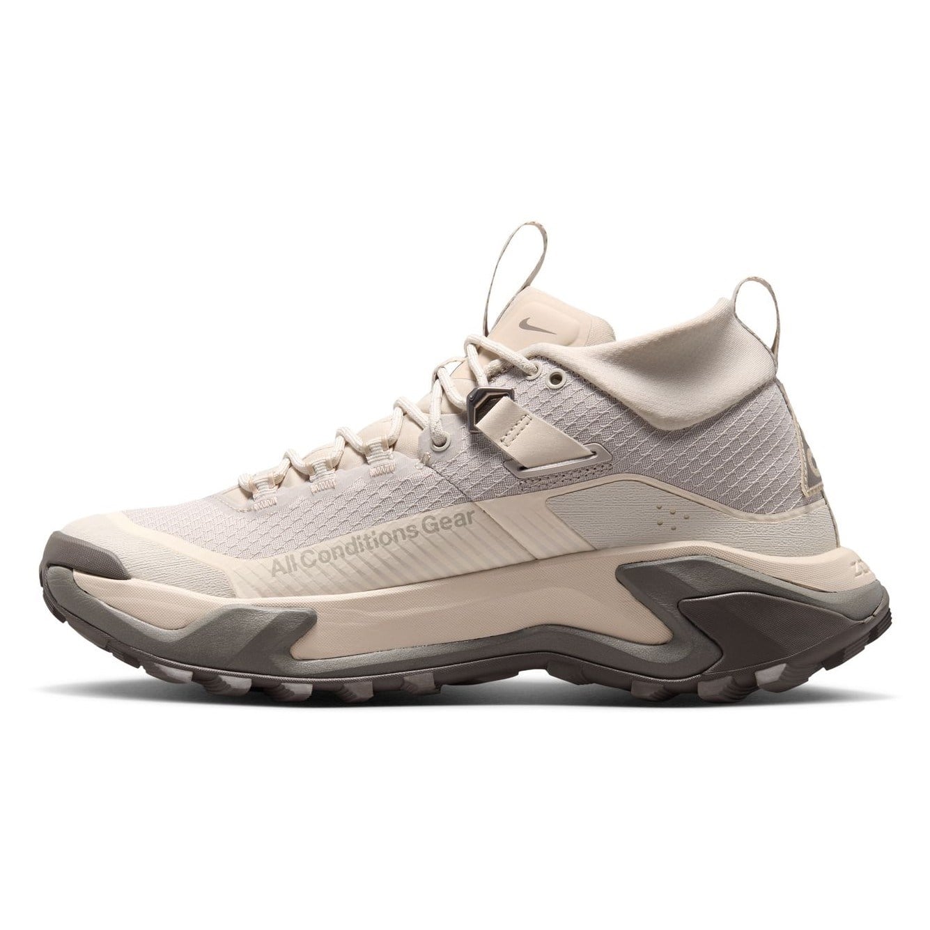 Nike ACG Zegama Hike - Womens Hiking Shoes - Cream/Light Orewood/Brown Cave Stone - image 3