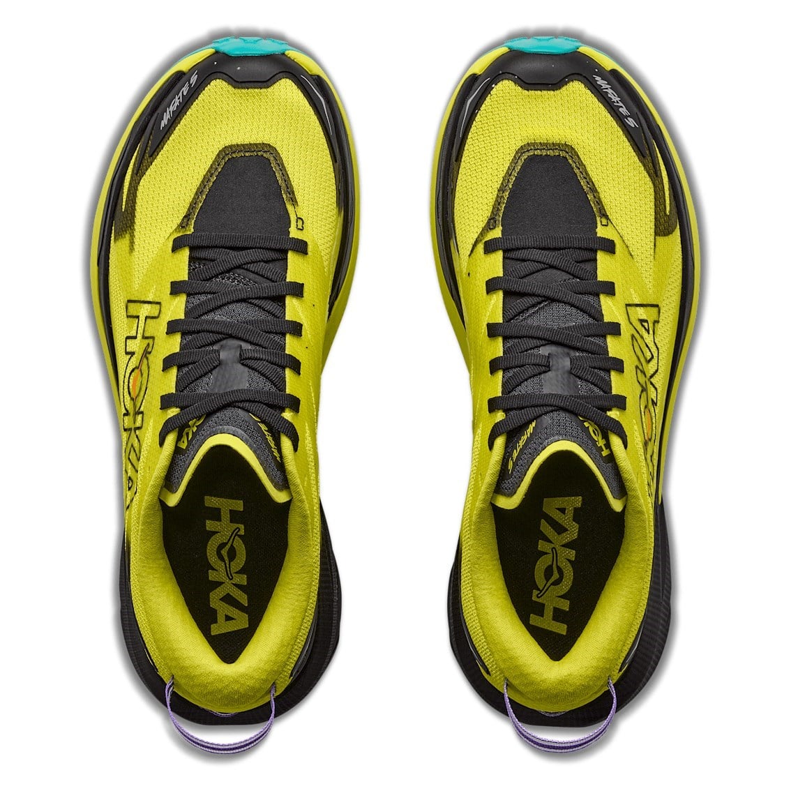 Hoka Mafate 5 - Mens Trail Running Shoes - Black/Hoka Citrus - image 4