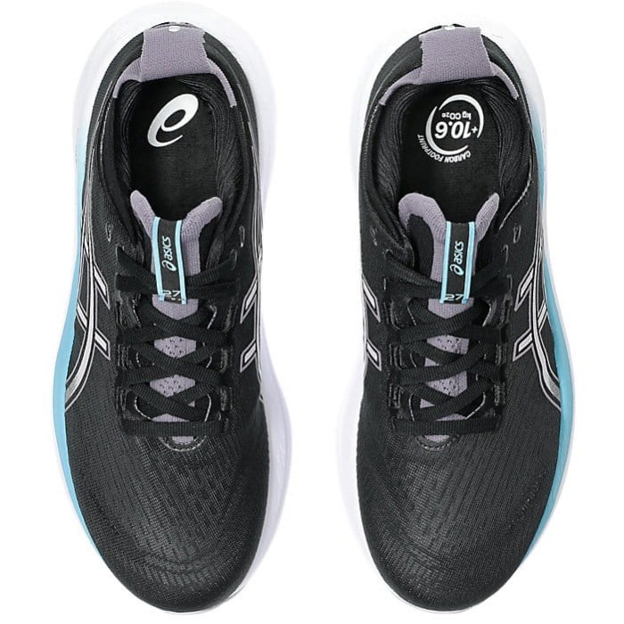 Asics Gel Nimbus 27 - Womens Running Shoes - Black/Dusk Violet
