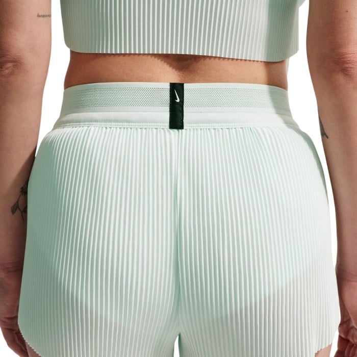 Nike AeroSwift Mid-Rise 3 Inch Womens Running Shorts - Barely Green/Black