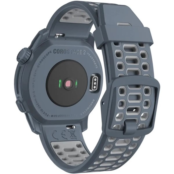 Coros Pace 2 Premium GPS Watch with Nylon Band - Blue Steel