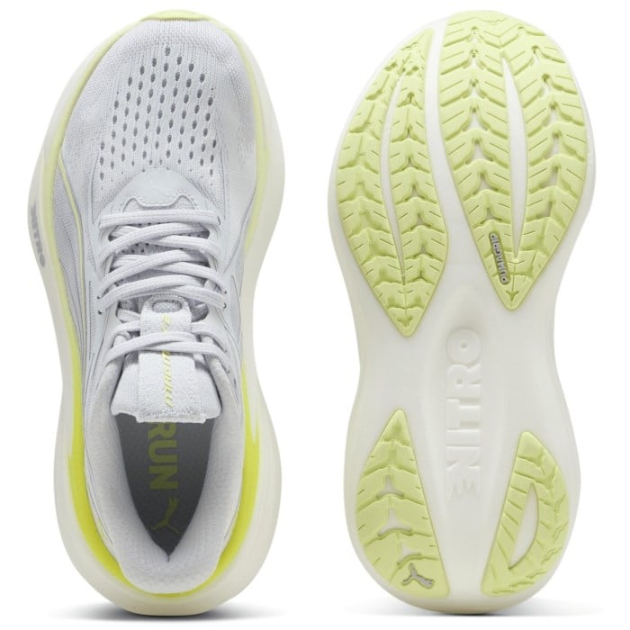 Puma MagMax Nitro 2 - Womens Running Shoes - Silver Mist/Apple Spritz