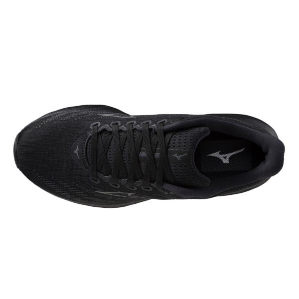 Mizuno Wave Rider 28 - Womens Running Shoes - Black/Quiet Shade/Ebony