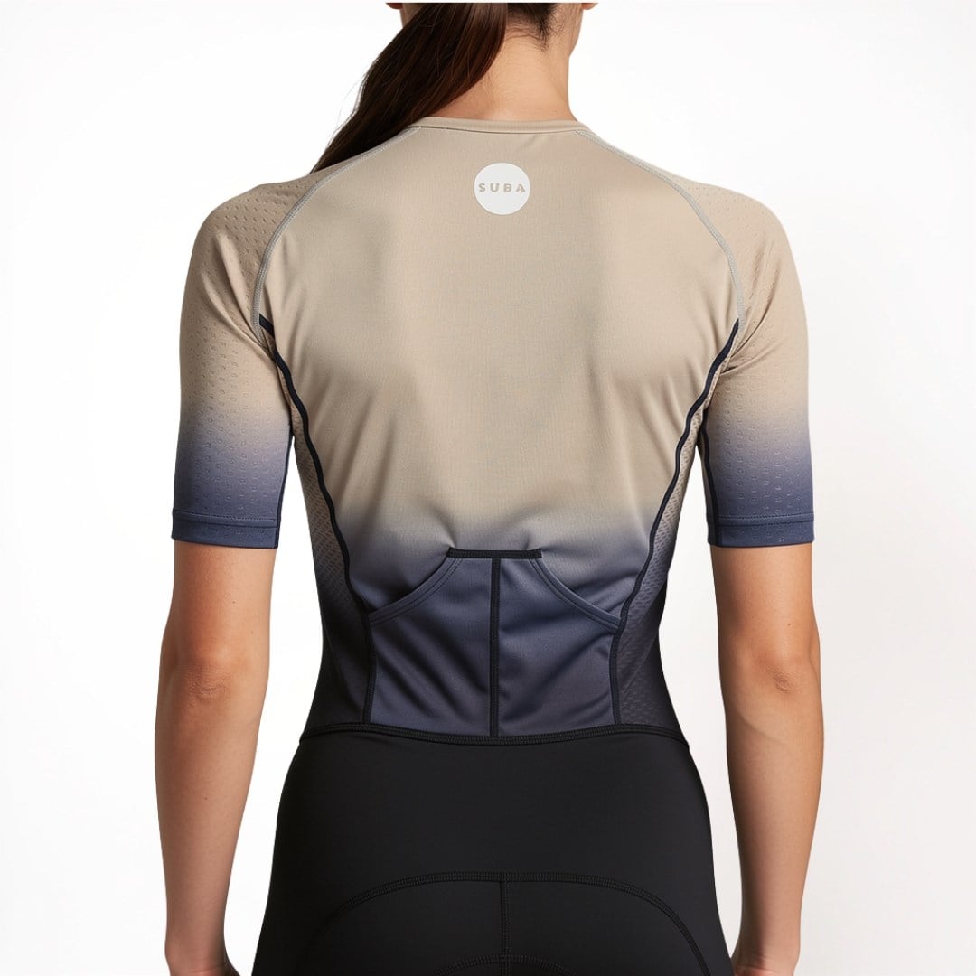 SUB4 Womens Triathlon Sleeved Speedsuit - Graphite