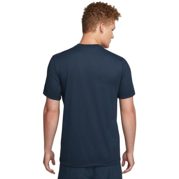 Nike Dri-Fit Mens Training T-Shirt - Obsidian/Matte Silver