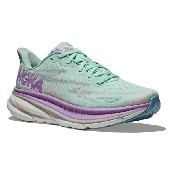 Hoka Clifton 9 - Womens Running Shoes - Sunlit Ocean/Lilac Mist