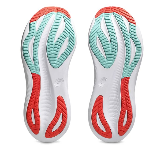 Asics Gel Nimbus 27 - Mens Running Shoes - Black/Coral Reef