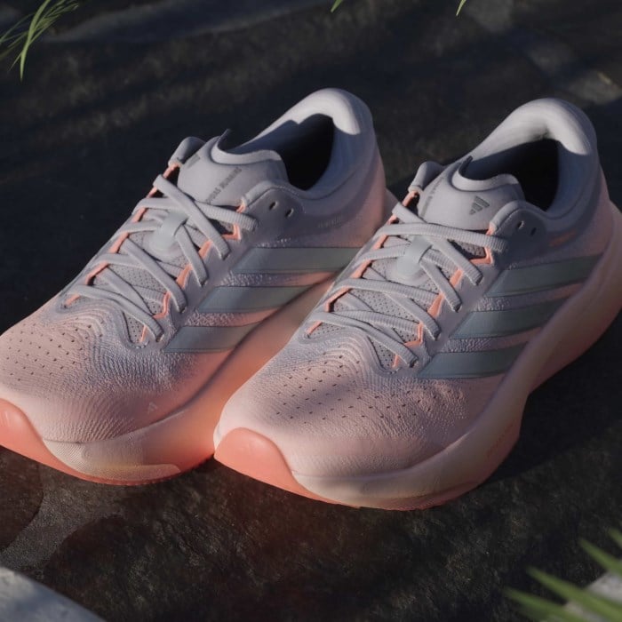 adidas Supernova Rise 3 - Womens Running Shoes - Clear Orange/Silver Metallic/Glory Grey