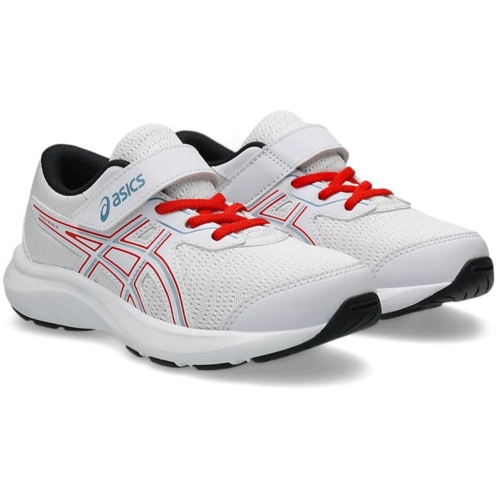 Asics Contend 9 PS - Kids Running Shoes - White/Saba Blue