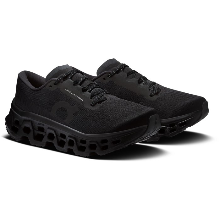 On Cloudmonster 3 - Womens Running Shoes - Black/Black