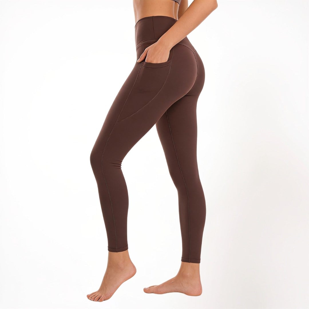 SUB4 Pulse Full Length Leggings - Mocha