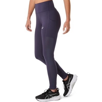 Asics Silver Womens Full Length Running Tights
