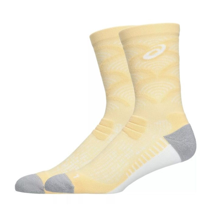 Asics Performance Run Unisex Crew Socks - Light Orange