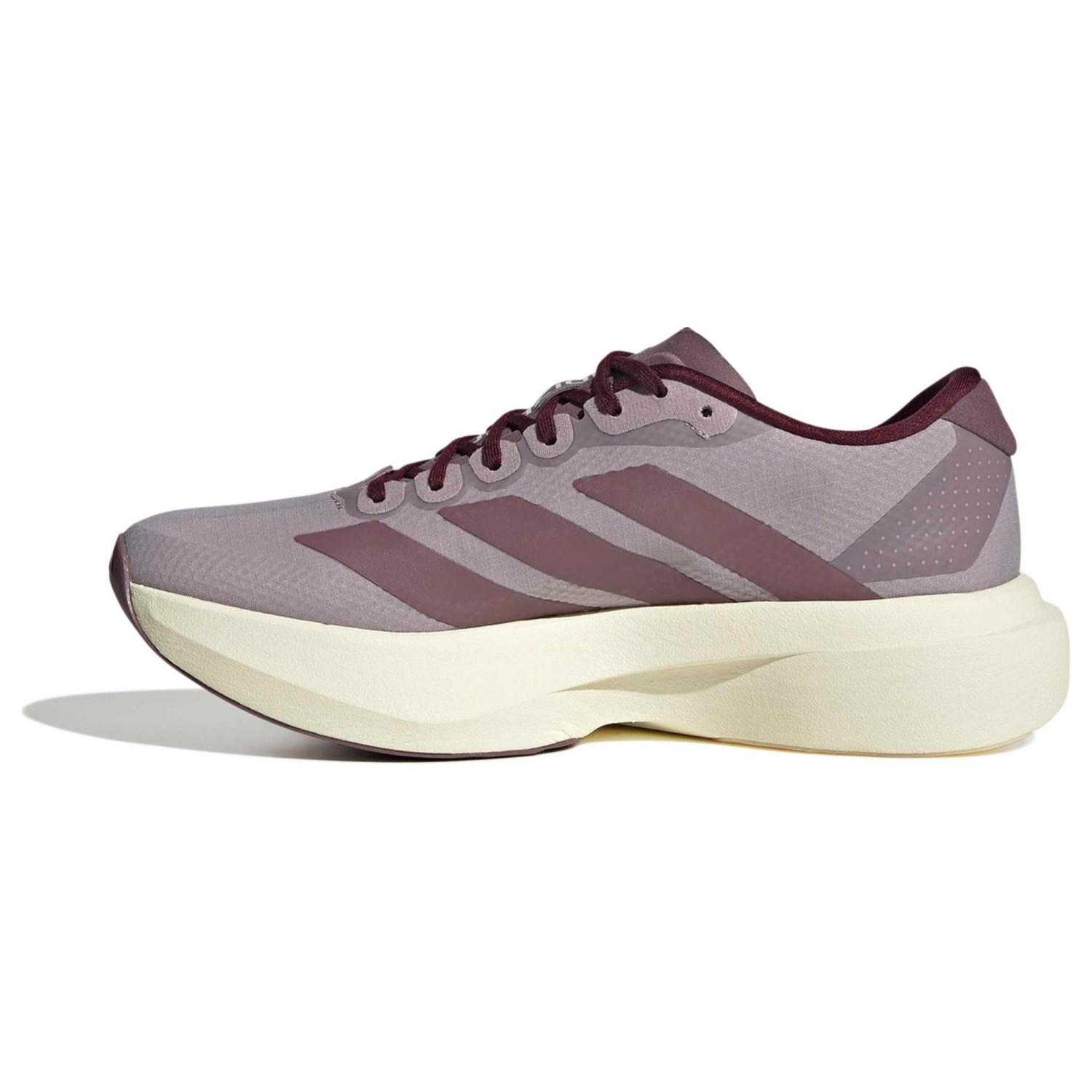 adidas Adizero Evo SL Woven - Womens Running Shoes - Preloved Fig/Shadow Fig/Maroon - image 2