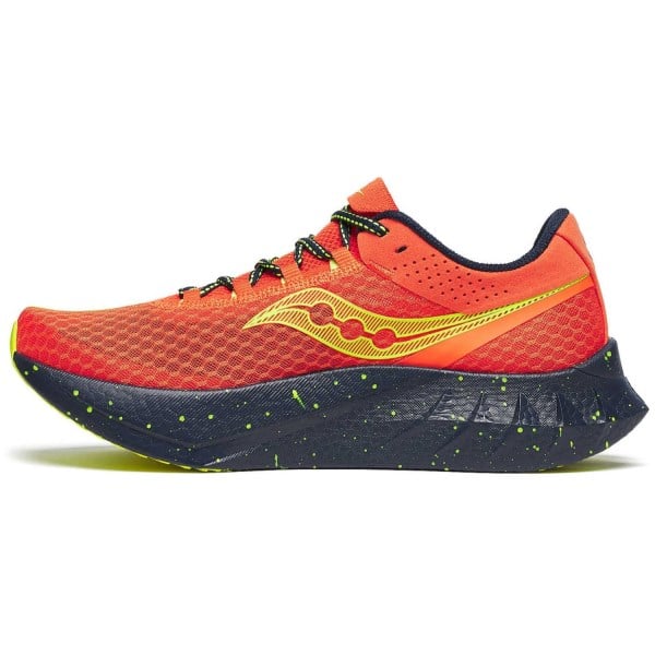 Saucony Endorphin Pro 4 - Mens Road Racing Shoes - Pepper/Navy