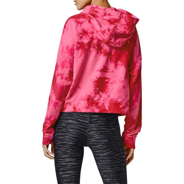 Running Bare Lounging Womens Hoodie - Rosa Tie-Dye