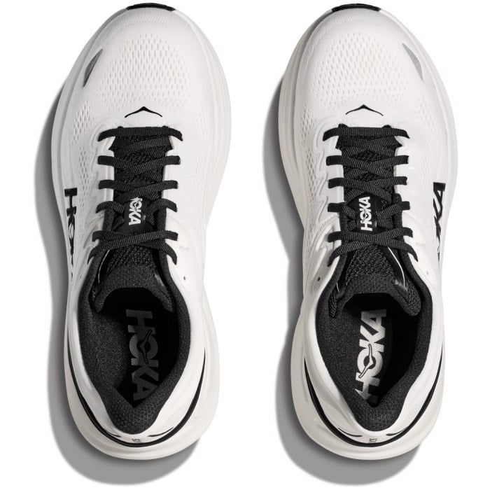Hoka Bondi 9 - Mens Running Shoes - White/Black - image 3